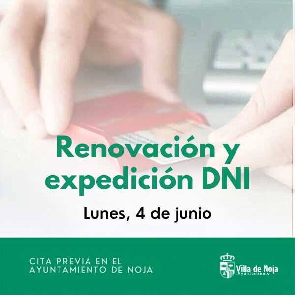 Renovación del documento nacional de identidad (DNI)