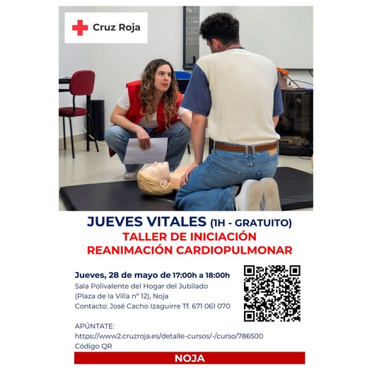 Noja acoge una nueva sesión de “Jueves Vitales” centrada en la RCP
