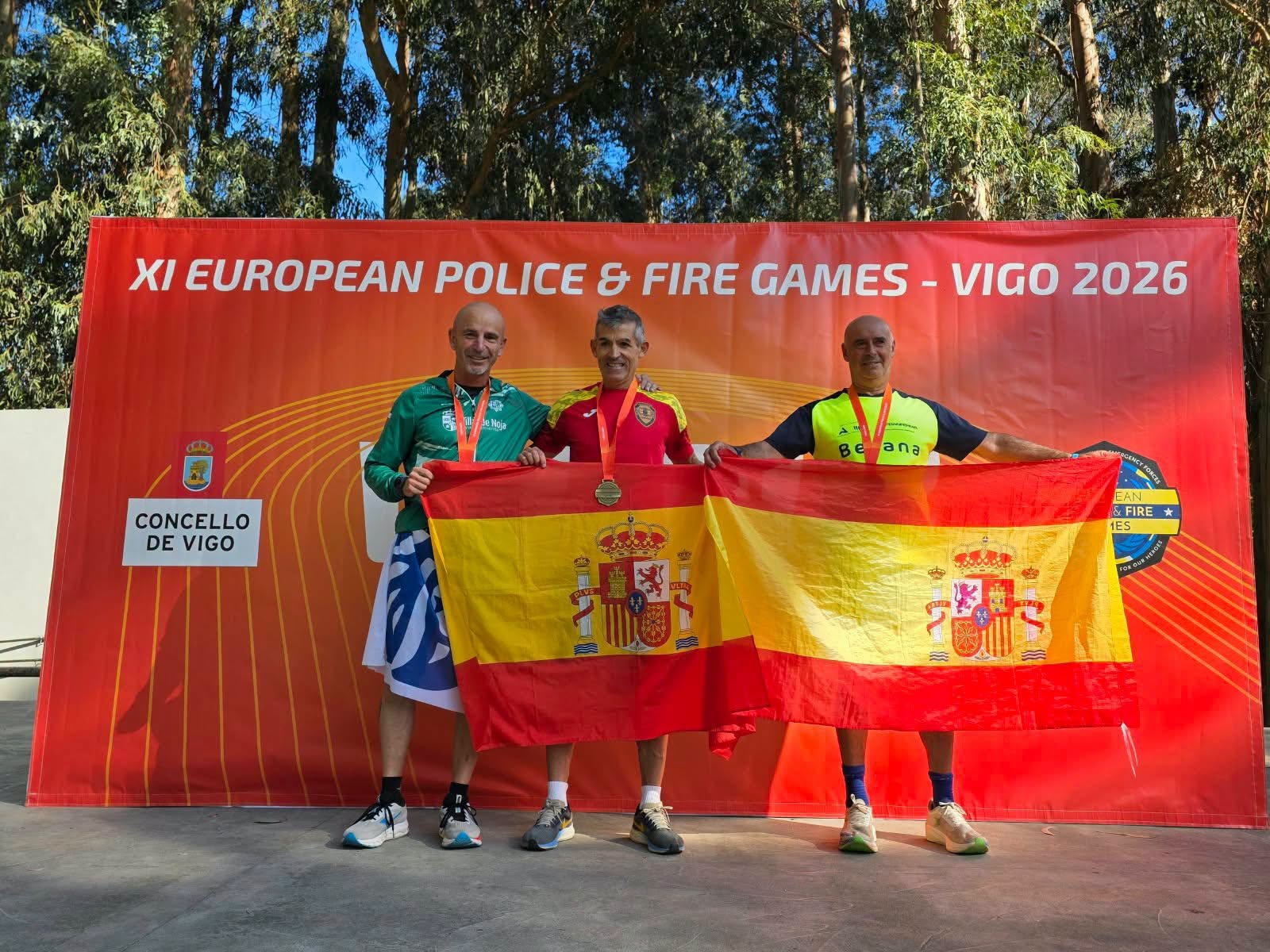 La Policía Local de Noja brilla en los XI Juegos Europeos de Policía y Bomberos con cuatro medallas